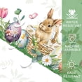 thumbnail image 5 of Easter Tablecloth 52x70 Inches, Floral Easter Decorations for The Home - Water Resistant Floral Table Cloth Rectangle for Party,Table, Outdoor, 5 of 6