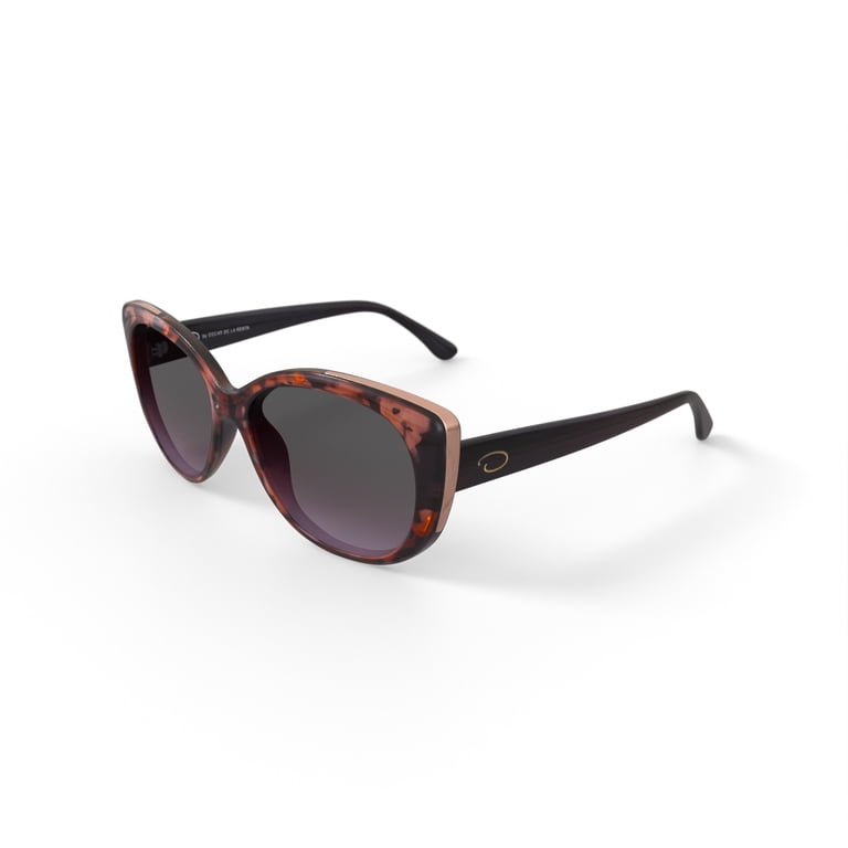 Oscar Women's Rx'able Fashion Sunglasses, O1289, Black, 51-22-146