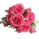 thumbnail image 3 of Rosa Persa Artificial, Elegante Ramo De Flores De Rosas, 3 Racimos Realistas Para Centros De Mesa De Recepción, 3 of 8