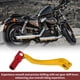 thumbnail image 5 of Palanca de cambio de motocicleta plegable para Kayo T6, palanca de aleación de aluminio, brazo de cambio dorado con cabeza roja, 5 of 6