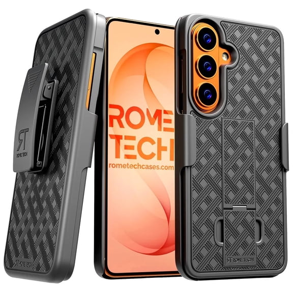 Rome Tech for Samsung Galaxy S26 Plus (2026) Holster Case with Belt Clip & Kickstand – Rugged Combo Protection
