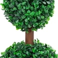 thumbnail image 2 of vidaXL Artificial Boxwood Plant with Pot Ball Shaped Green 60 cm, 2 of 4