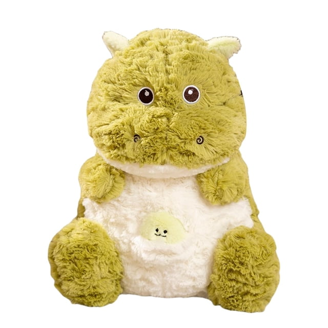 Juguete de dragón suave, peluche de dragón, decoración de animales, almohada de 22 cm, figuras de dragón chino verde
