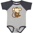 thumbnail image 3 of Inktastic Monkey thinking Boys or Girls Baby Bodysuit, 3 of 5