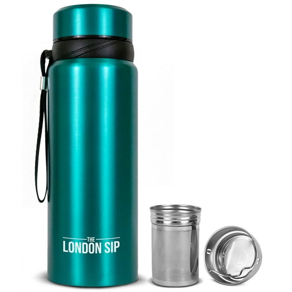 Tea Infuser Bottle 25oz, Blue