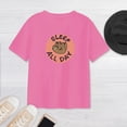 thumbnail image 4 of Camiseta con estampado de letras para mujer, camiseta de manga corta informal para mujer, camiseta con cuello redondo para oficina, escalada en casa, mochilero, compras SG, 4 of 8