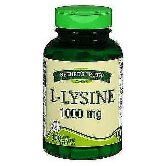 Nature's Truth Amino Acid L-Lysine 1000mg Immune Function 100 ct, 4-Pack