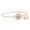 Rose Gold, variant on Initial Letter Customize Bee Bangle Bracelet 14k Rose Gold Over Sterling Silver