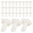 thumbnail image 1 of OULII 30Pcs White Plastic Rectangular Windshield Fixing Clip for Automotive Panel Holder and Securement, 1 of 5