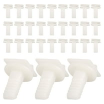 LULULION 30pcs Windshield Fixing Clip Plastic White for Car Door Panel Vehicle Maintenance