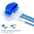 thumbnail image 3 of Robotic Lawn Mower Connectors 3 Pin 314 Cable Connection Terminal Wire Connectors for // 40pcs, 3 of 5