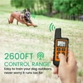 thumbnail image 3 of Remote Control Electric Dog Training Collar with Remote 2600FT Puppy BarkStop  IP67 Waterproof Rechargeable Anti-Barking Device, 3 of 9