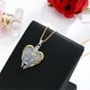 Necklaces for Women European And American New Design Angel Diamond Heart-Shaped Ladies Necklace Gothic Necklaces for Women Alloy