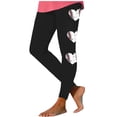 thumbnail image 4 of Taylonsss Clearance Women's Fashion Baseball Printed Tight Leggings Yoga Pants Sport Elastic Pants, 4 of 5