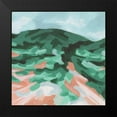 thumbnail image 2 of Vess, June Erica 15x15 Black Modern Framed Museum Art Print Titled - Seafoam Hills I, 2 of 5
