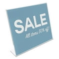 thumbnail image 3 of Deflecto Classic Image Slanted Sign Holder, Landscaped, 11 x 8.5 Insert, Clear, 3 of 9