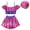 B, variant on Girls Two Piece Swimsuit Princess Cosplay Bathing Suit