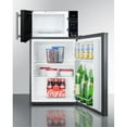 thumbnail image 3 of Compact all-refrigerator in black and microwave with built-in allocator, with brackets included (ships in 3 boxes on one pallet), 3 of 5