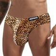thumbnail image 5 of JOCKMAIL 2PCS/Pack Men's Underwear Leopard Print Briefs Sexy Comfort Soft Stretch Classic Fit Serpentine Briefs, 5 of 6