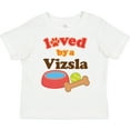 thumbnail image 3 of Inktastic Vizsla Loved by a (dog Breed) Boys or Girls Toddler T-Shirt, 3 of 5