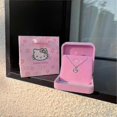 thumbnail image 2 of New Sanrio Hello Kittys Y2k Sweet Kawaii Ring Necklace Cartoon Ornaments Fashion Temperament Exquisite Valentines Day Gift--necklace13-Product code 4 necklace13, 2 of 5
