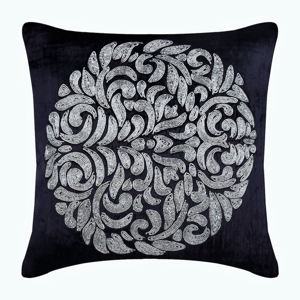 Funda de cojín personalizada, fundas de cojín para sofá, fundas de almohada de 35 x 35 cm (14 x 14 pulgadas) azul, fundas de cojín de terciopelo, fundas de cojín hechas a mano, modernas, abstractas -