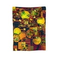 thumbnail image 2 of Retro Abstract Notes Throw Blanket, Anti-Pilling Ultra-Soft Micro Fleece Cover Blanket for Bed Sofa, for All Seasons, 40"x30", 2 of 9