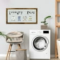 thumbnail image 4 of Eveokoki Laundry Rules Wood Framed Laundry Sign for Laundry Room,Vintage Funny Laundry Room Wall Decor Wall Art with Sayings - 8" x 16", 4 of 5