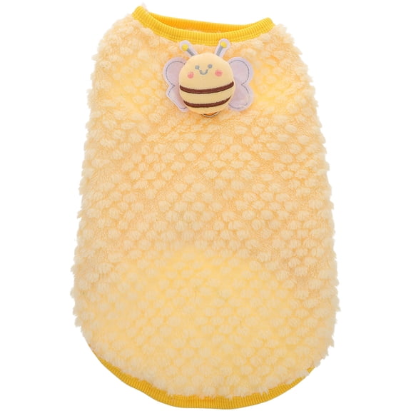 Baluue Fashionable Yellow Bee Pattern Pet Clothes for Small Dogs and Cats