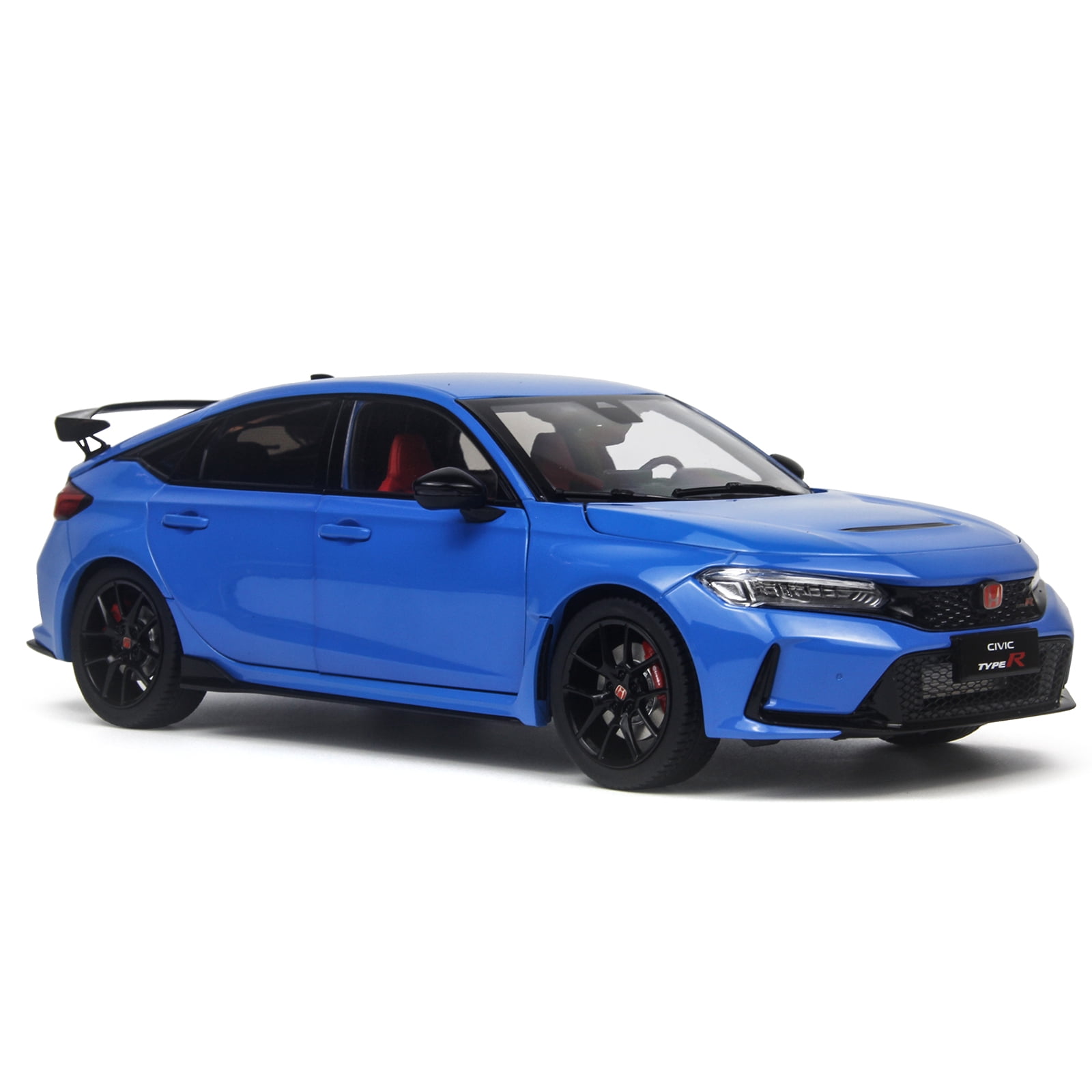 1:18 Scale Paudi Honda Civic Type-R FL5 2023 Blue Diecast Model Car  Toy Series