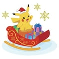 thumbnail image 2 of Men's Pokemon Christmas Pikachu Sleigh Graphic T-Shirt, 2 of 5