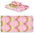 thumbnail image 2 of Dreamtimes Cupcakes Towel Set of 3, Highly Absorbent Soft Towels with Bath Towel, Hand Towel and Washcloth for Bathroom Hotel Gym Spa, 2 of 7