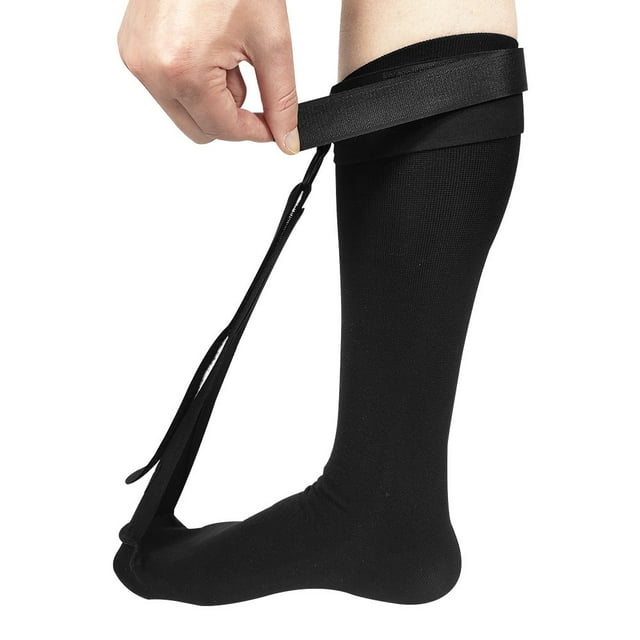 Beethoven Orthopedic Foot Support Compression Socks - Arch Support Insoles for Fatigue Relief, Enhanced Blood Circulation, Outdoor Sports & Daily Use, Durable Material, Easy to Wear (Black, L/XL