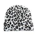 thumbnail image 2 of Dress Choice Unisex Winter Hats Trendy Leopard Print Cuffed Beanie Double Layers Thick Knitted Soft Warm Slouchy Skull Ski Cap for Women Men, 2 of 8