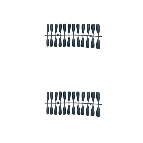 Vogacara Tabletas para mejorar las uñas Diseño elegante de puntos Textura esmerilada Textura esmerilada Usable Uña falsa Puntas de manicura Type6 NO6 Vogacara CBP456178