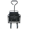 thumbnail image 6 of Collapsible Folding Wagon Outdoor Utility Beach Cart Portable Wagon with 360 Degree Swivel Wheels for Camping, Garden, Shopping, Groceries, 6 of 9