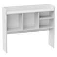 thumbnail image 6 of HomGarden 37-in Desktop Bookshelf 2-Tier Desktop Display Rack Desk Organizer Shelf for Storage Home Office Dorm, White, 6 of 10