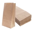 thumbnail image 4 of BEADCEST 100Pack Kraft Paper Food Pouch for Shop 24x13x8cm Square Bottom, 4 of 8