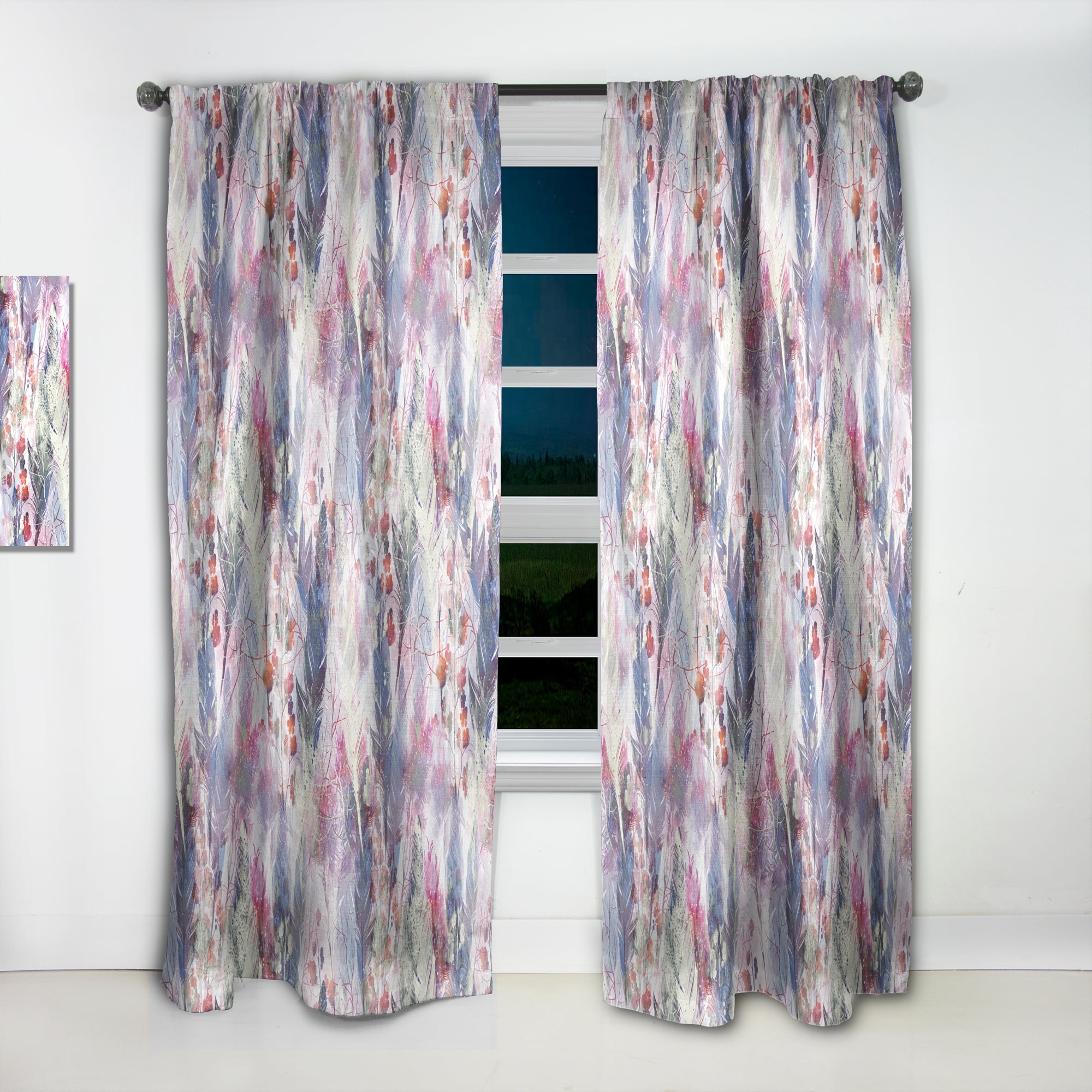 Designart 'Boho Art Style Magic' Bohemian & Eclectic Curtain Panel