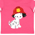 thumbnail image 4 of Inktastic Fireman Dog, Cute Dog, Puppy, Doggo, Dalmatian Boys or Girls Toddler T-Shirt, 4 of 5