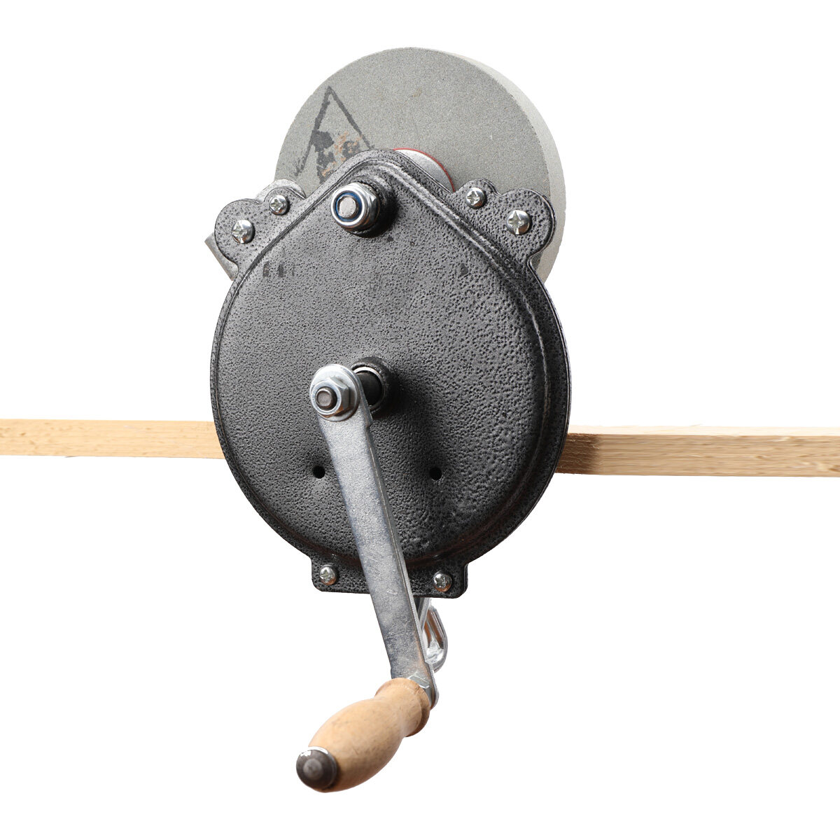 CDZHLTG Cast Iron 6" Hand Grinder Hand Bench Mount Hand crank Grinder Sharpener Tool