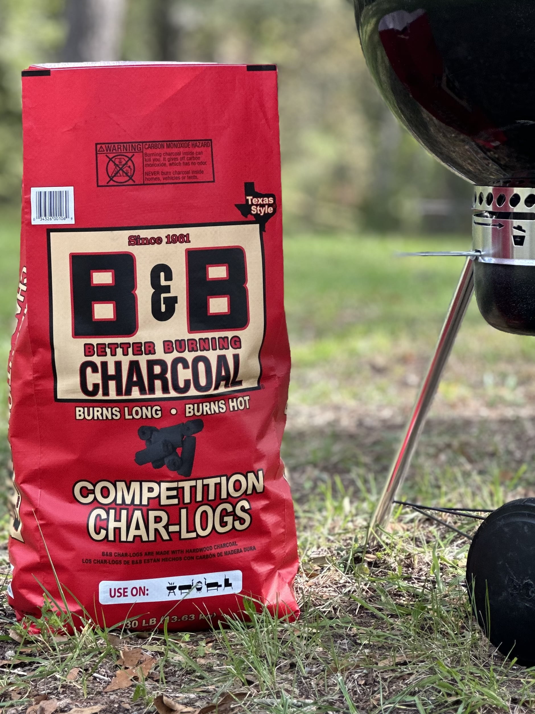 B&B Charcoal 15 Pound Competition Char Logs