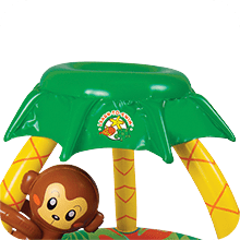 Poolmaster Go Bananas Monkey Inflatable Kiddie Pool