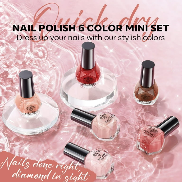Jelly Gel Nail Polish Set, 6 Sheer Nude Colors photo 2