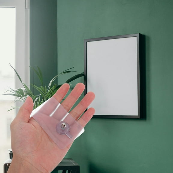 IDEANATEGRATE 18 Pcs Nailless Picture Hangers with Strong Adhesion for Kitchen and Bathroom