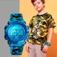 thumbnail image 4 of Reloj Niños Deportivo Led Contra Agua Camuflaje Militar Nado Color De La Correa Azul Claro, 4 of 8