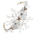 thumbnail image 4 of Bridal Butterfly Floral Headband with Rhinestone Accents for Wedding and Flower Girls Multi Color Adjustable Fit, 4 of 5