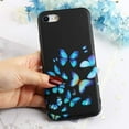 thumbnail image 4 of Butterfly Case for iPhone 6 Plus iPhone 6S Plus Case Cute Butterfly Pattern Design Girls Women Slim Case Soft TPU Rubber Silicone Shockproof Protective Cover for iPhone 6 Plus/6S Plus, Blue, 4 of 7