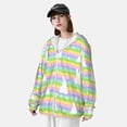 thumbnail image 3 of Lsque Rainbow Rabbit UPF 50+ Lightweight Sun Protection Men's Women's Long Sleeve Shirt, Hoodie Performance -3X-Large, 3 of 9