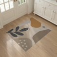thumbnail image 3 of ODIKA 3'x5' Earthy Tones Abstract Artistic Expression Washable Area Rug Contemporary Minimalist Design with Nature Motifs Non-Slip, Flatweave, Easy Care for Hallway, Laundry Room, 3 of 7